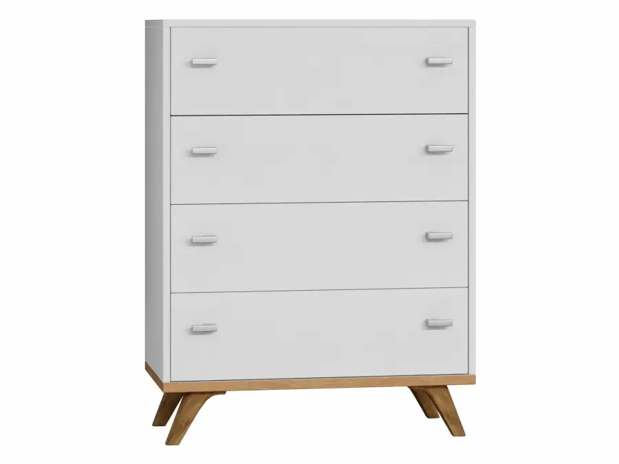 Falco 4 Siyirtməli Komod - Ağ - 3