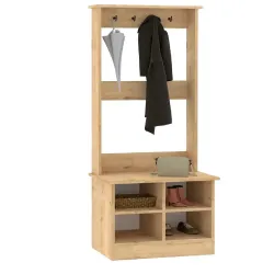 Fasitano Asılqanlı Dəhliz Dolabı - Meşə - Decoroom Collection (1)