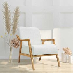 Favela Berjer Kreslo - Ağ - Zemhome