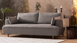 Felix Ektra Soft Üçyerli Divan Açık Gri - Evdebiz