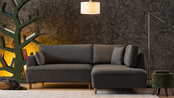 Felix Extra Soft Künc Divan Koyu Gri Sağ - Evdebiz (1)