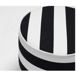 Fındık Pufik Çizgili Siyah Beyaz - Evdebiz (1)