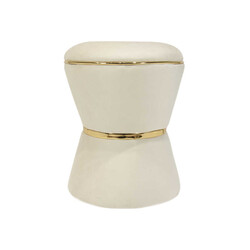 Fine Gold Pufik - Ağ - Zemhome