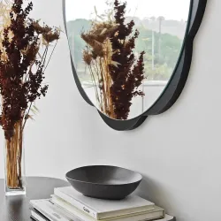 Fiore Nero Yuvarlaq Güzgü No 1 - Qara - Neohome (1)