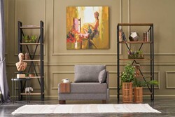 Fly Kreslo Kahve Sağ - Evdebiz