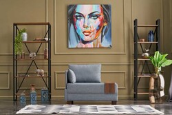 Fly Kreslo Mavi Sol - Evdebiz