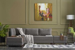 Fly Yataqlı Açılan Künc Divan Kahve Sol - Evdebiz