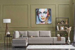 Fly Yataqlı Açılan Künc Divan Krem Sol - Evdebiz