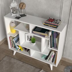Fondea Kitab Rəfi - Ağ - 3