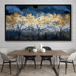 Forest at Night Kətan Tablo TB2085 - 2