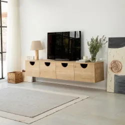 Four Seasons Divara Asılan Tv Stend - Meşə 