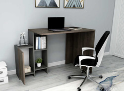 Freddy Çalışma Masası - Antrasit/Cəviz - Modev (1)