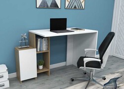 Freddy Çalışma Masası - Ağ/Meşe - Modev