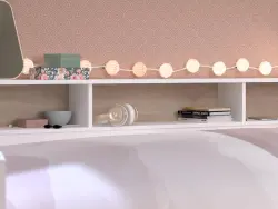 Galata Bir Nəfərlik Çarpayı 2 ədəd Siyirtmə - Meşə/Ağ - Modev (1)