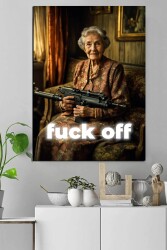 Gangster Grandma Kətan Tablo - Markaev