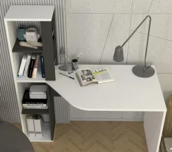 Gemini Çalışma Masası - Ağ/Antrasit - Decoroom Collection (1)