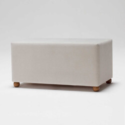 Genma Ahşap Ayaqlı Pufik Krem 501 - Evdebiz