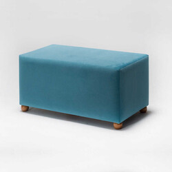 Genma Ahşap Ayaqlı Pufik Mavi 509 - Evdebiz
