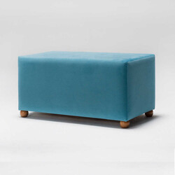 Genma Ahşap Ayaqlı Pufik Mavi 509 - Evdebiz (1)