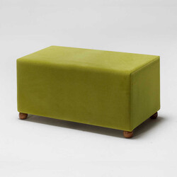 Genma Ahşap Ayaqlı Pufik Yeşil 511 - Evdebiz