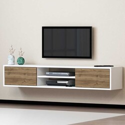 April Tv Stend - Ağ/Cəviz - 3