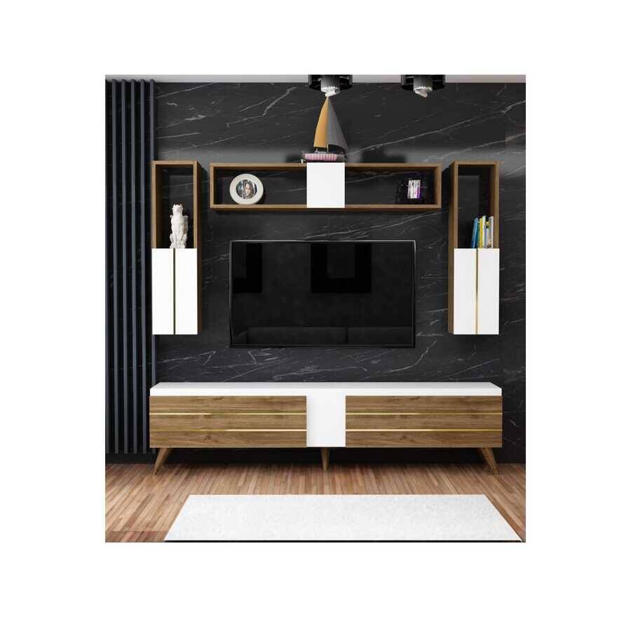 Assos Tv Stend - Cəviz/Ağ - 2
