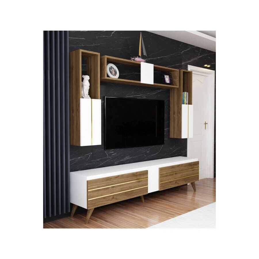 Assos Tv Stend - Cəviz/Ağ - 3