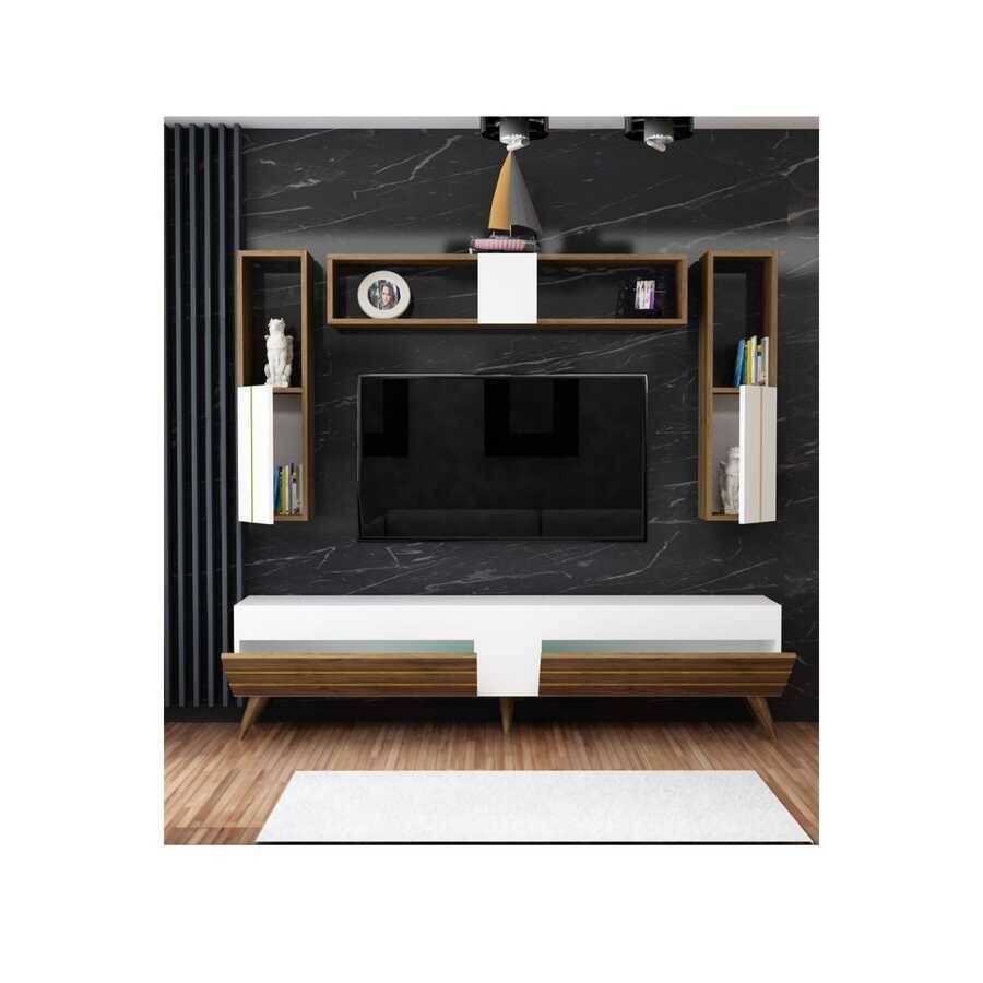 Assos Tv Stend - Cəviz/Ağ - 4