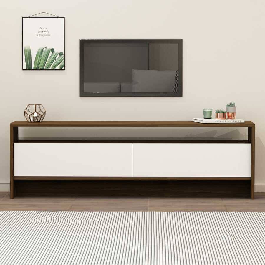 Aura Tv Stend - Cəviz/Ağ - 1