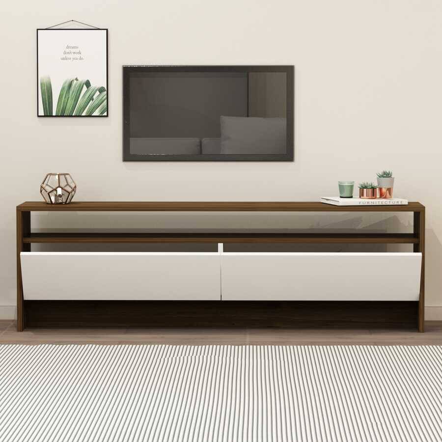 Aura Tv Stend - Cəviz/Ağ - 4