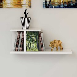 Bentla Divar Rəfi - Ağ - Modev