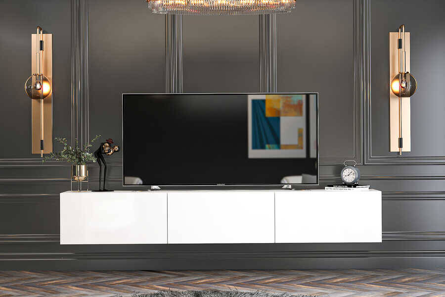 Bodrum Tv Stend - Ağ - 2