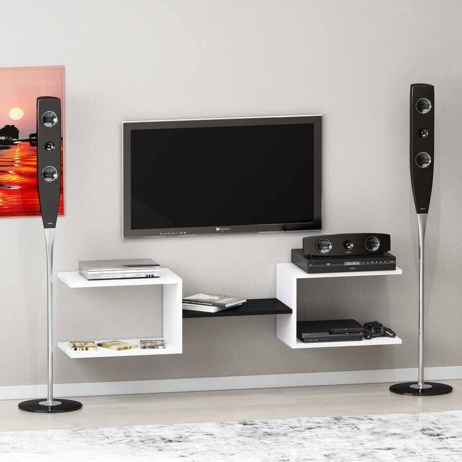 Carmen Tv Stend - Ağ/Qara - 1