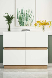 Chloe Çox Məqsədli Dolab - Ağ/Meşə - Modev