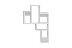 Carlinda Divar Rəfi - Ağ - Modev (1)