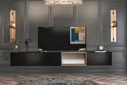 Clarins Tv Stend 240 Cm - Qara/Ceviz - 1