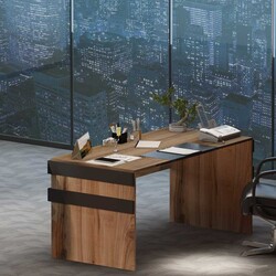 Eagle Çalışma Masası - Cəviz/Antrasit - Modev