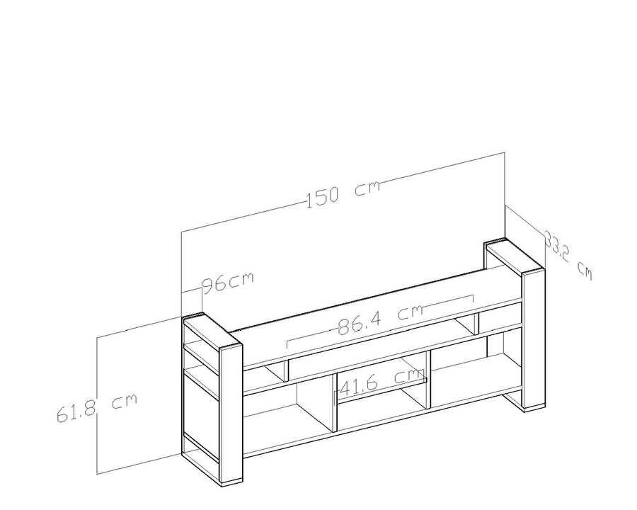 Evren Tv Stend - Cəviz/Qara - 5