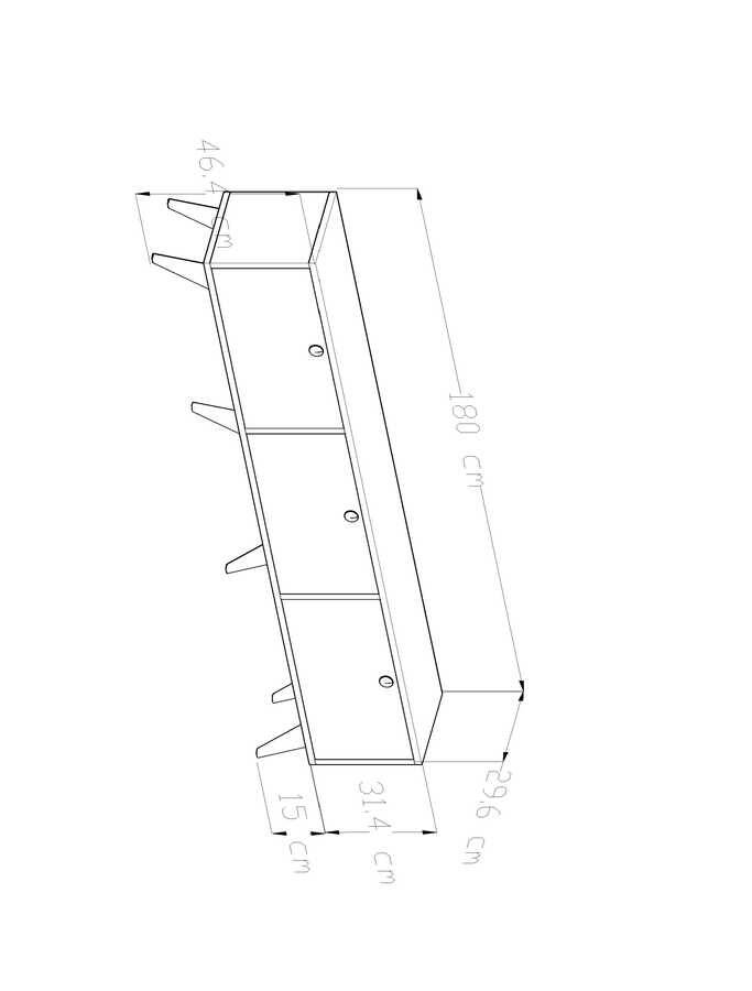 Fitense Tv Stend - Qara - 6