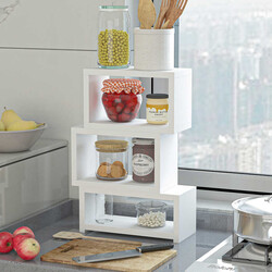 Hera Çox Məqsədli Rəf - Ağ - Modev