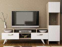 Lanza Tv Stend - Meşə/Ağ - 1