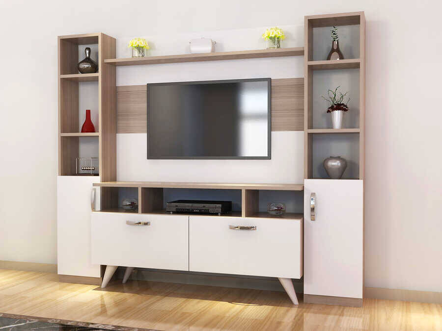 Lash Tv Stend - Meşə/Ağ - 1