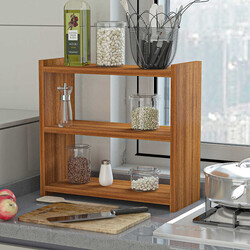 Lily Çox Məqsədli Rəf - Teak - Modev