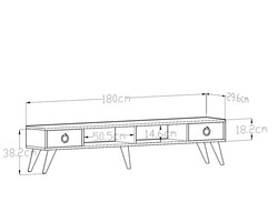 Lima Tv Stend - Cəviz - 4
