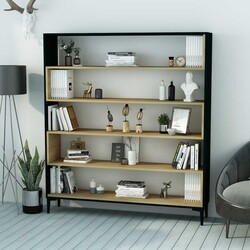 Lock Kitab Rəfi - Meşə/Qara - Modev (1)