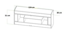 Lodos Tv Stend - Qara-Teak - 4