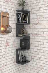 Loki Divar Rəfi - Antrasit - Modev