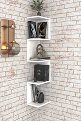 Loki Divar Rəfi - Ağ - Modev