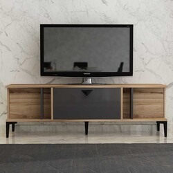 Lyanna Tv Stend - Cəviz/Antrasit - 1