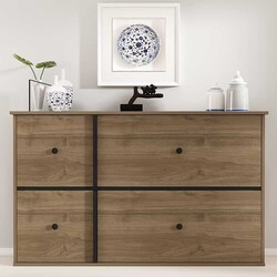 Maris Çox Məqsədli Dolab Konsol - Cəviz - Qara - Modev